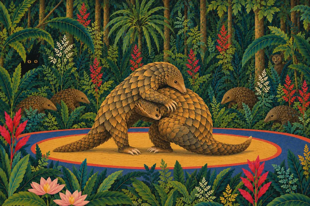 Animal Athletics XXVII — Pangolin Wrestling