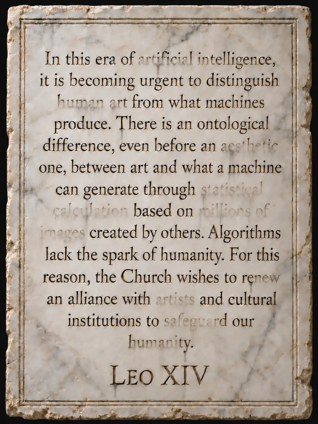 SPEECHES #01 — The Spark of Humanity